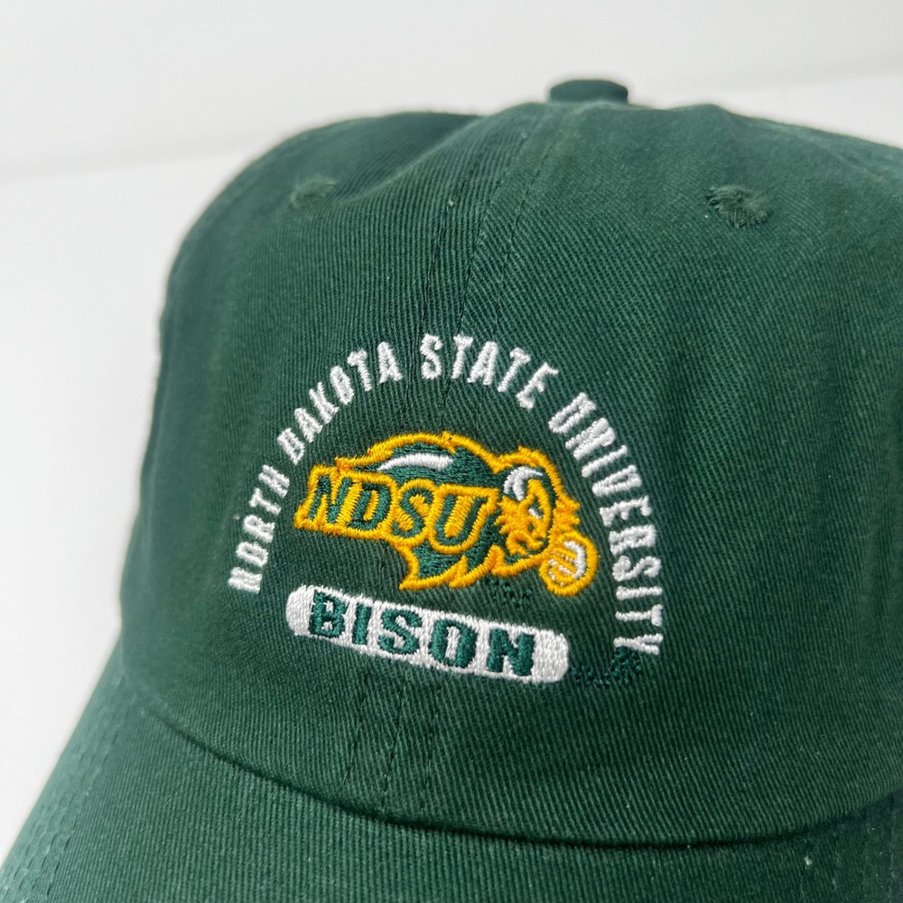 Captivating NDSU Bison Hat Mens Green North Dakota State University Adjustable